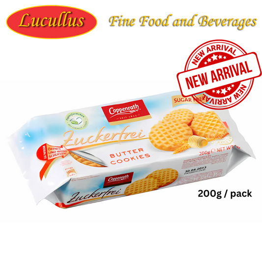 COPPENRATH - BUTTER COOKIES ZUCKERFREI 200G