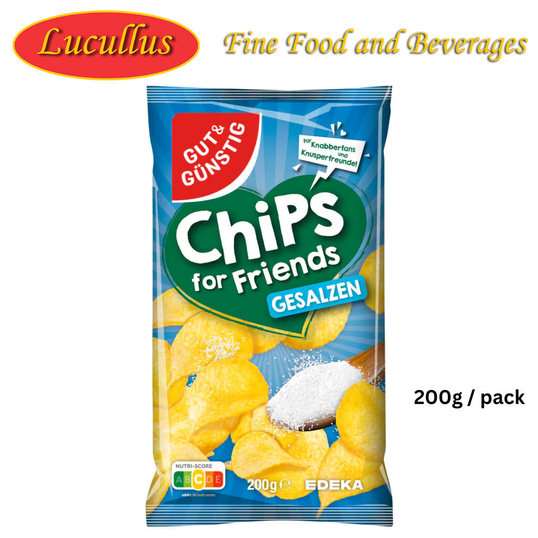 GÜT & GUNSTIG - KARTOFFEL CHIPS GESALZEN 200G