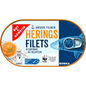 G+G - Herrings Fillet in Mustard Cream - 200 g can / Heringsfilet in Senfcreme