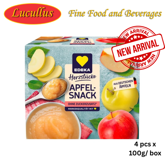 EDEKA - APFEL-SNACK / APFEL-SAUCE 4x100g
