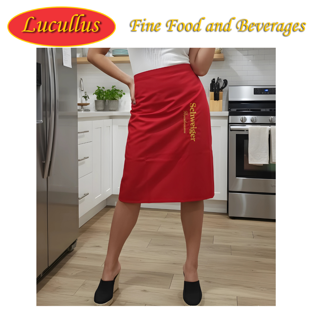 SCHWEIGER -  APRON RED