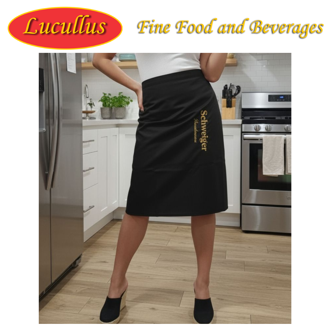 SCHWEIGER -  APRON BLACK