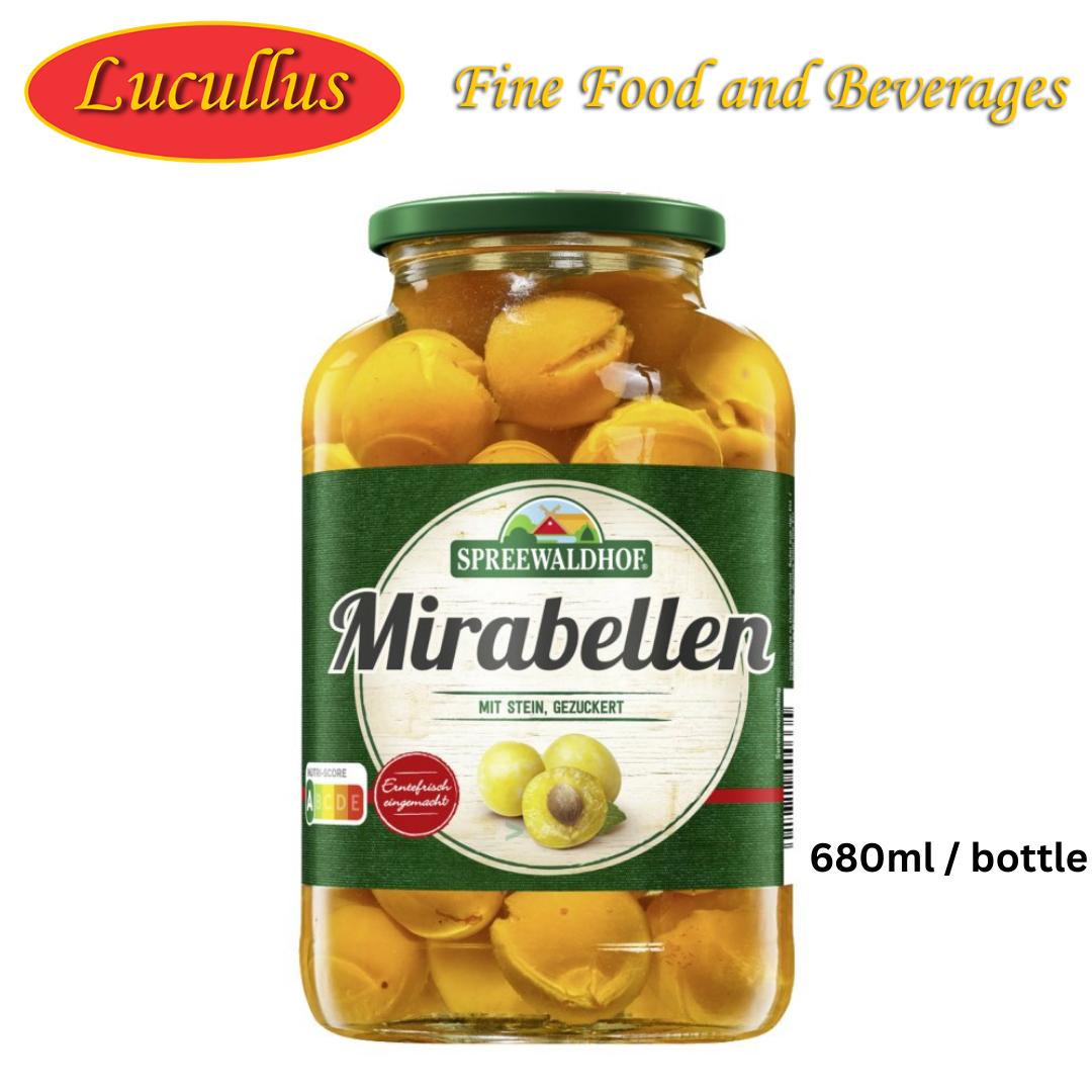 SPREEWALDHOF - MIRABELLEN MIT STEIN GEZUCKERT 680G