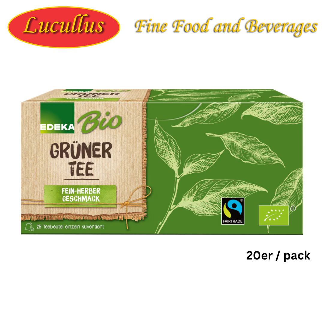 EDEKA BIO GRUENER TEE / ORGANIC GREEN TEA IN BAGS 20er