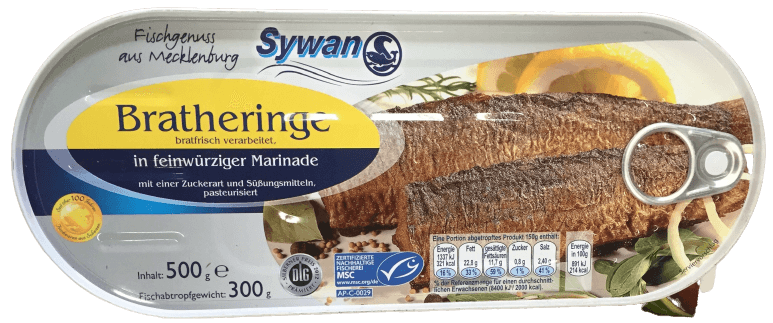 Sywan - Fried Herring - 500 g can / Brathering