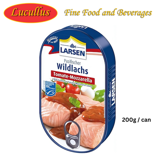 LARSEN - HERINGSFILET IN TOMATO-MOZARELLA / HERRINGS FILET IN TOMATO-MOZARELLA 200G
