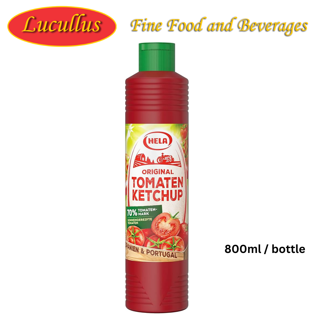 HELA - TOMATEN KETCHUP / TOMATO KETCHUP ORIGINAL 800ML