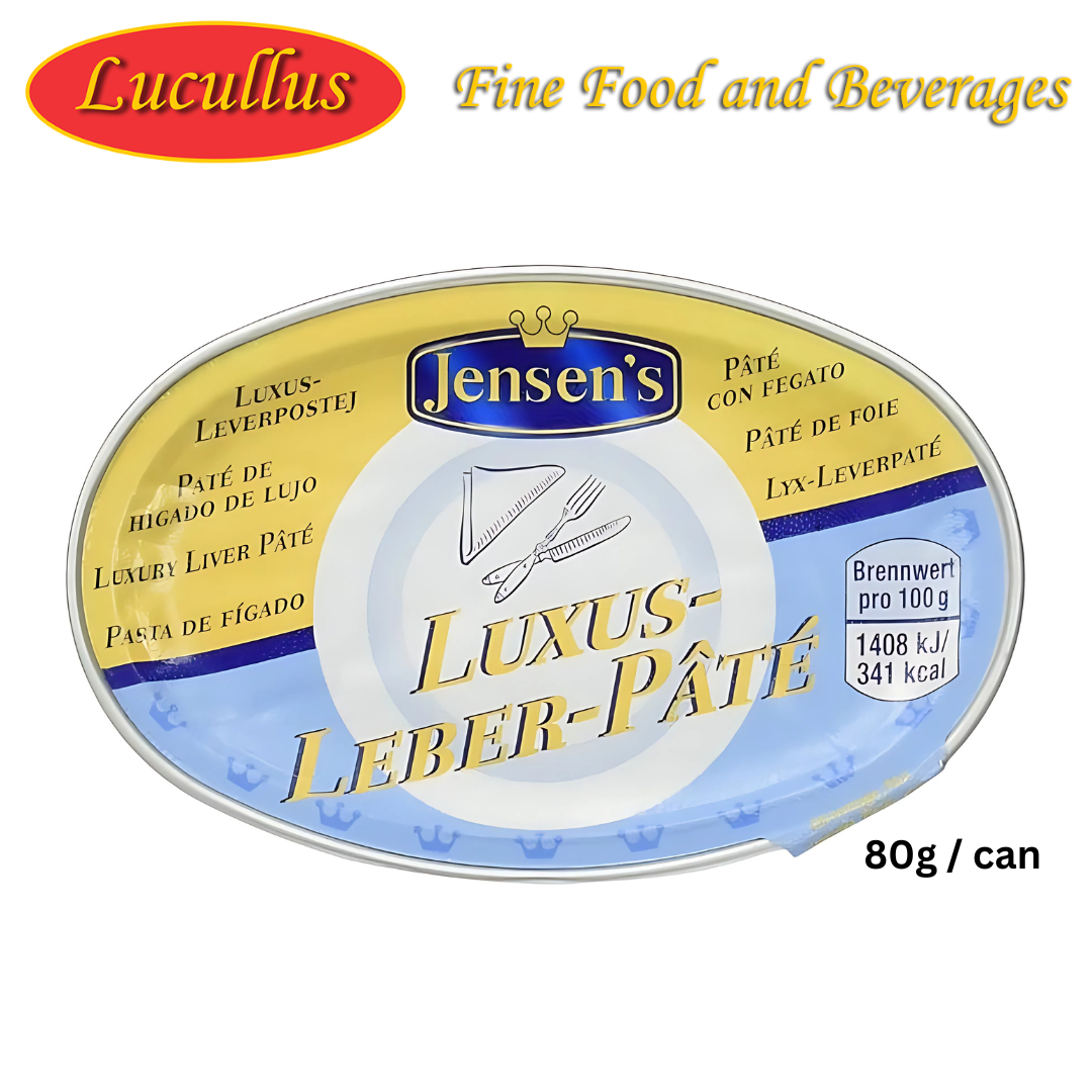 JENSEN - SCHWARTEN LEBERPASTE / RINDERPATETE DE LUXE 80G