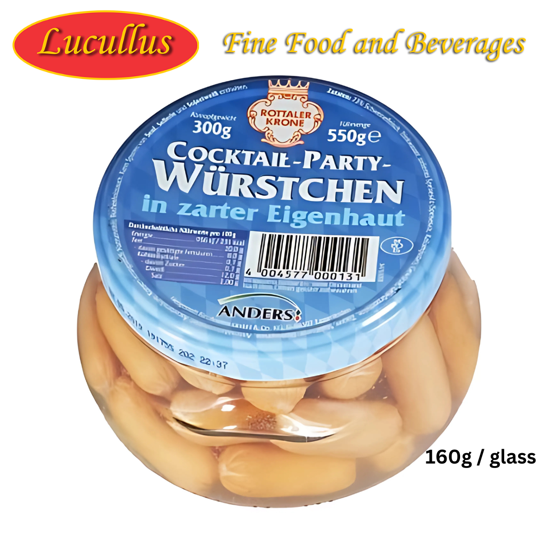 ROTTALER KRONE - COCKTAILPARTY WÜRSTCHEN / COCKTAIL MINI SAUSAGES 550G