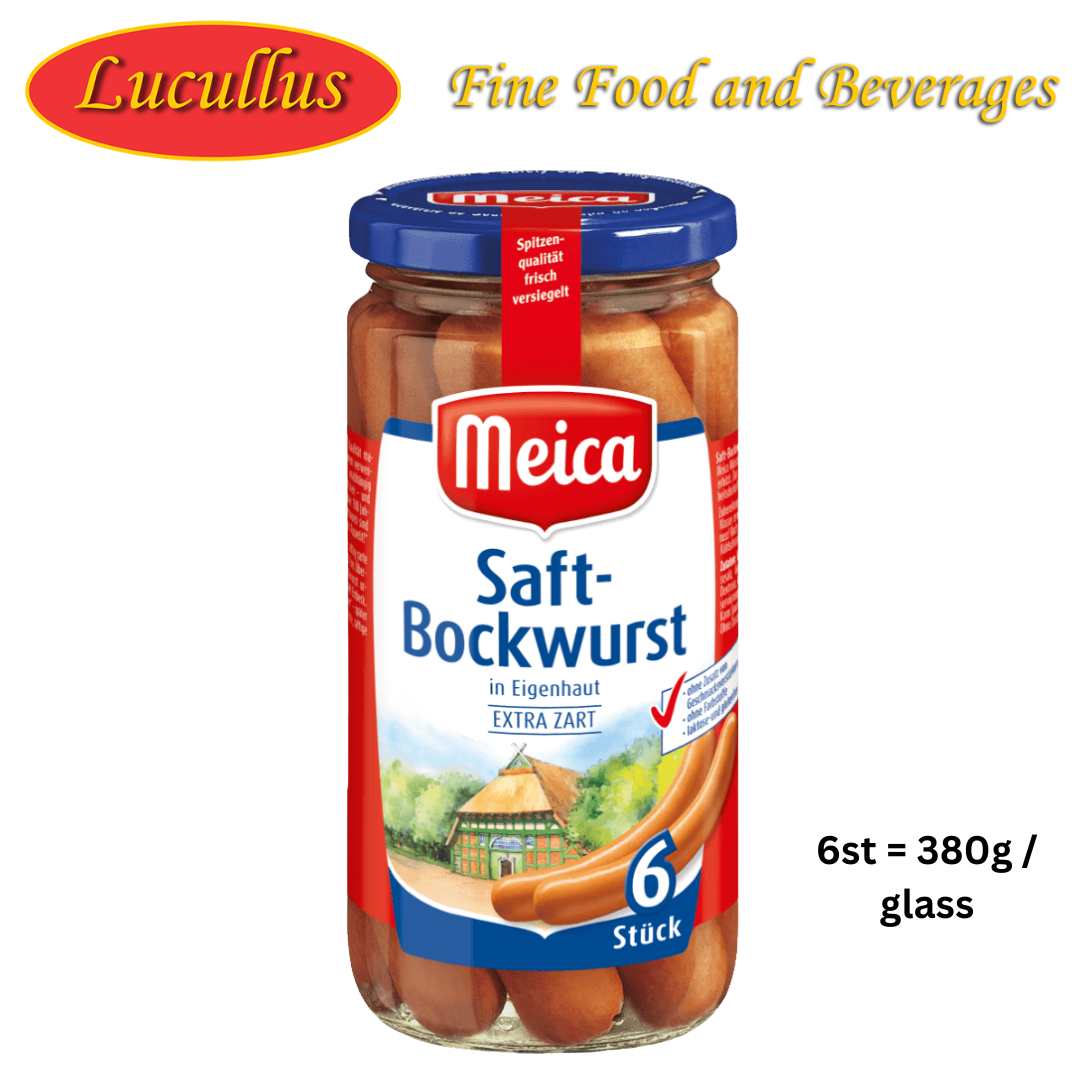 MEICA - SAFT BOCKWURST / JUICY SAUSAGE 6ST=380G