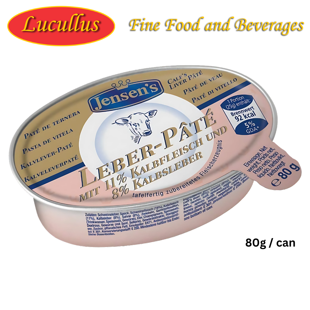 JENSEN - KALBS LEBER PĀTE / VEAL LIVER PATE 80G