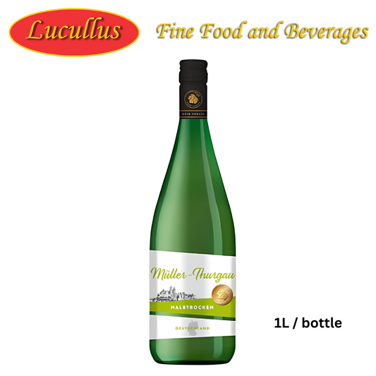 WEIN GENUSS - MÜLLER THURGAU HALBTROCKEN DEUTSCHLAND 11,5% 1L BTL