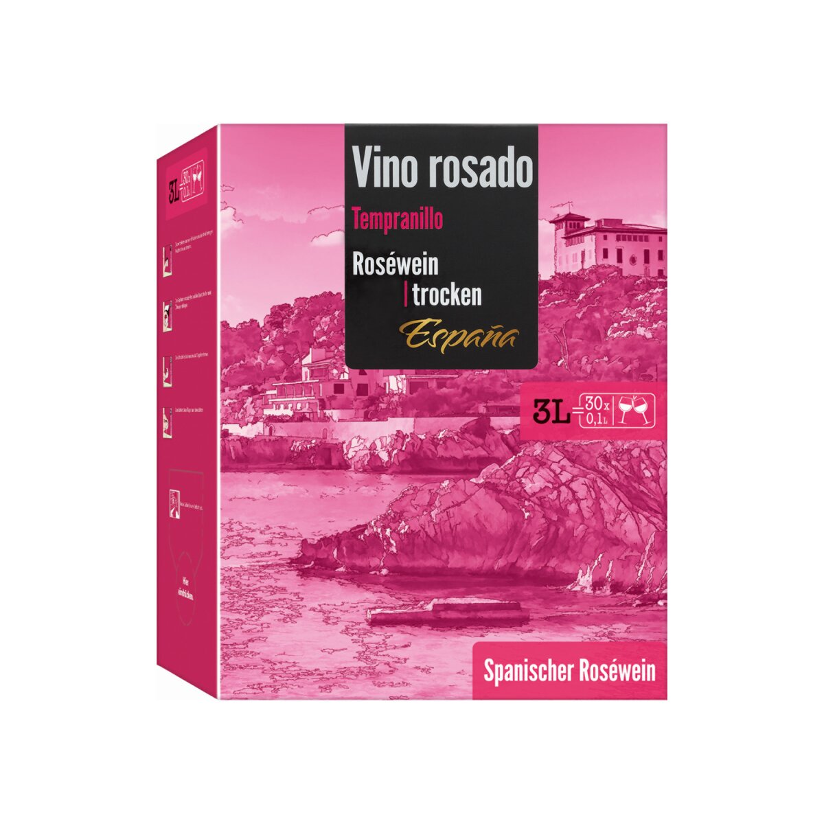 Vino Rosado Tempranillo Rosewein 2021 Trocken 3L