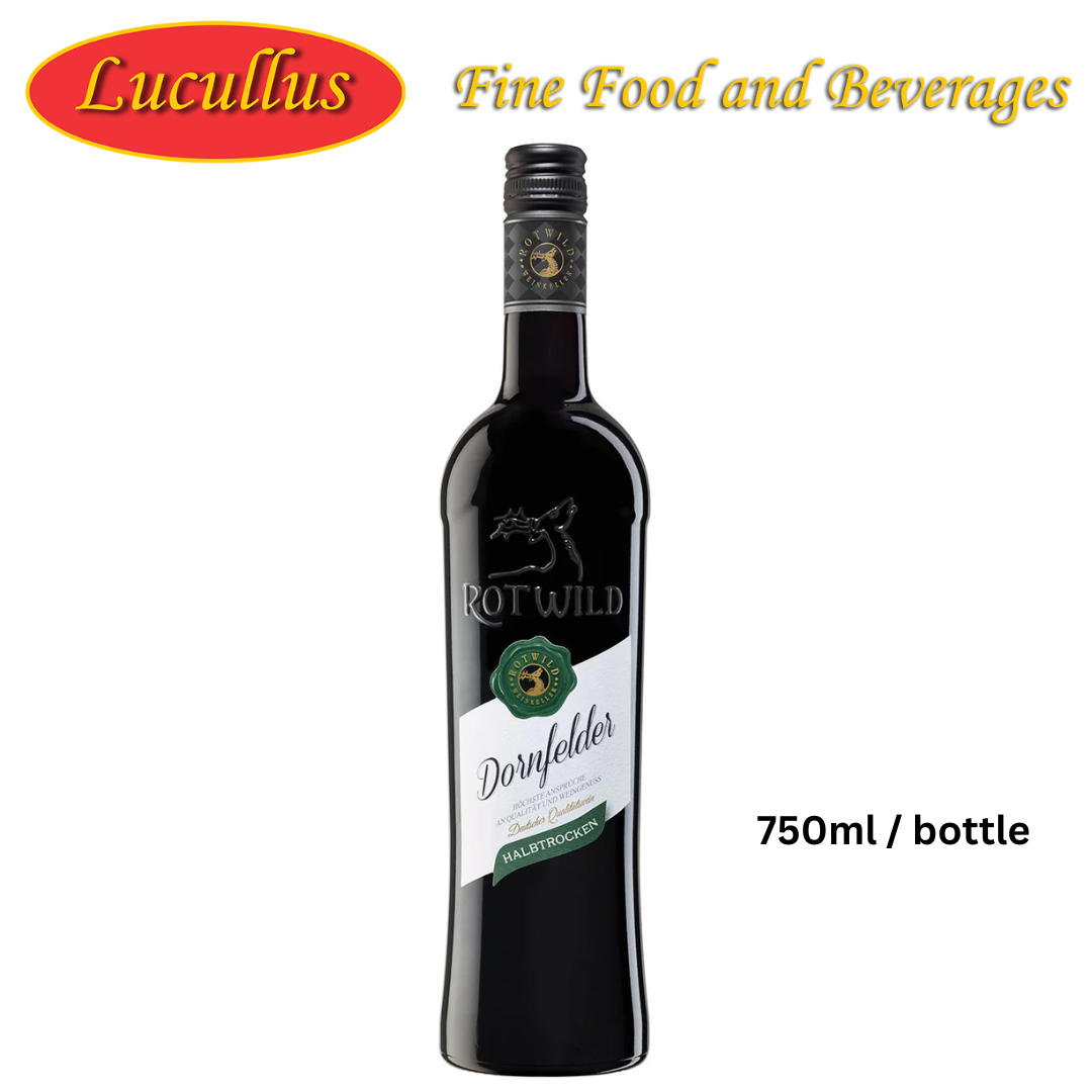ROTWILD - DORNFELDER QBA HALBTROCKEN 750ML BTL