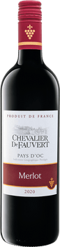 Chevalier de Fauvert Pays D'Oc Merlot Trocken France Red Wine 13% alc. Vol. 750ml btl