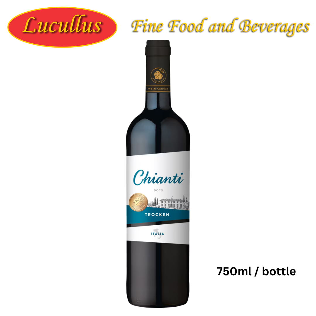 WEIN GENUSS - CHIANTI TROCKEN 2021 / RED WINE ITALIA 12% ALC. VOL. 750ML BTL