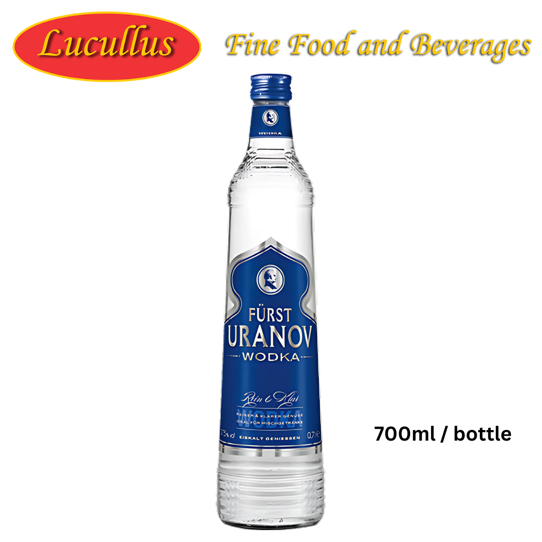 FÜRST URANOV - WODKA REIN & KLAR 37.5% ALC. VOL. 700ML BTL