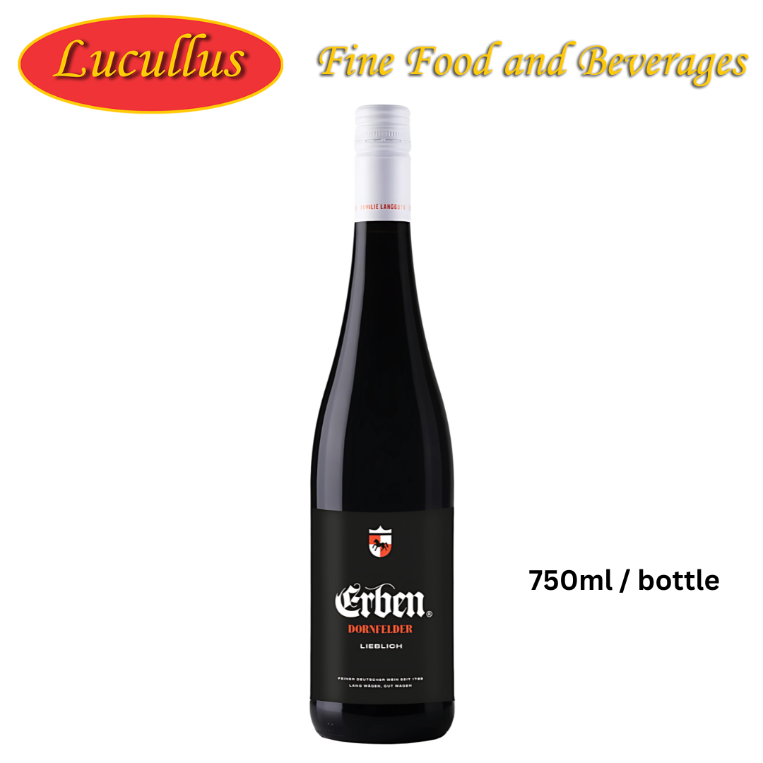 ERBEN - DORNFELDER LIEBLICH ROTWEIN / SWEET RED WINE 2022 750ML BTL