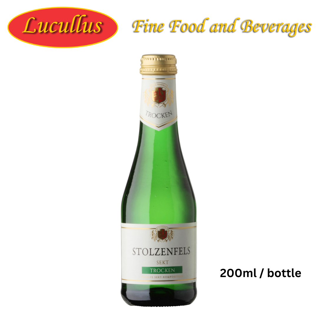 STOLZENFELZ - SEKT TROCKEN / SPARKLING WHITE WINE DRY 11% ALC. VOL. 200ML