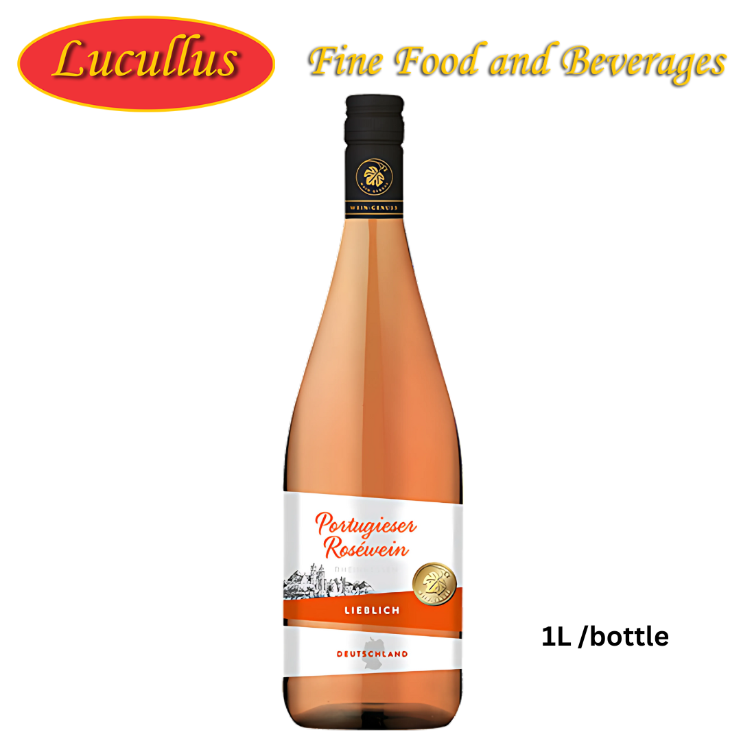 WEIN GENUSS - PORTUGIESER ROSEWEIN LIEBLICH DEUTSCHLAND 8.5% ALC. VOL. 1L BTL