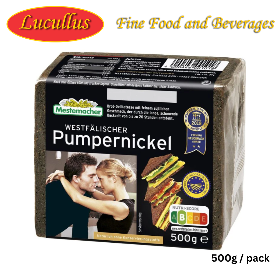 Mestermacher - Schwarzbrot "Pumpernickel" - 500 g Packung / Pumpernickel