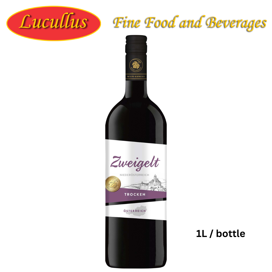 WEIN GENUSS - ZWEIGELT TROCKEN / DRY 1L BTL