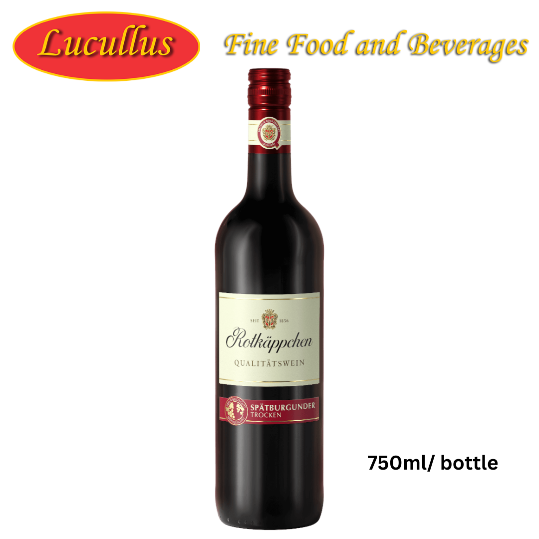 ROTKÄPPCHEN - SPÄTBURGUNDER RHEINHESSEN ROT TROCKEN / GERMAN RED WINE DRY 750ML