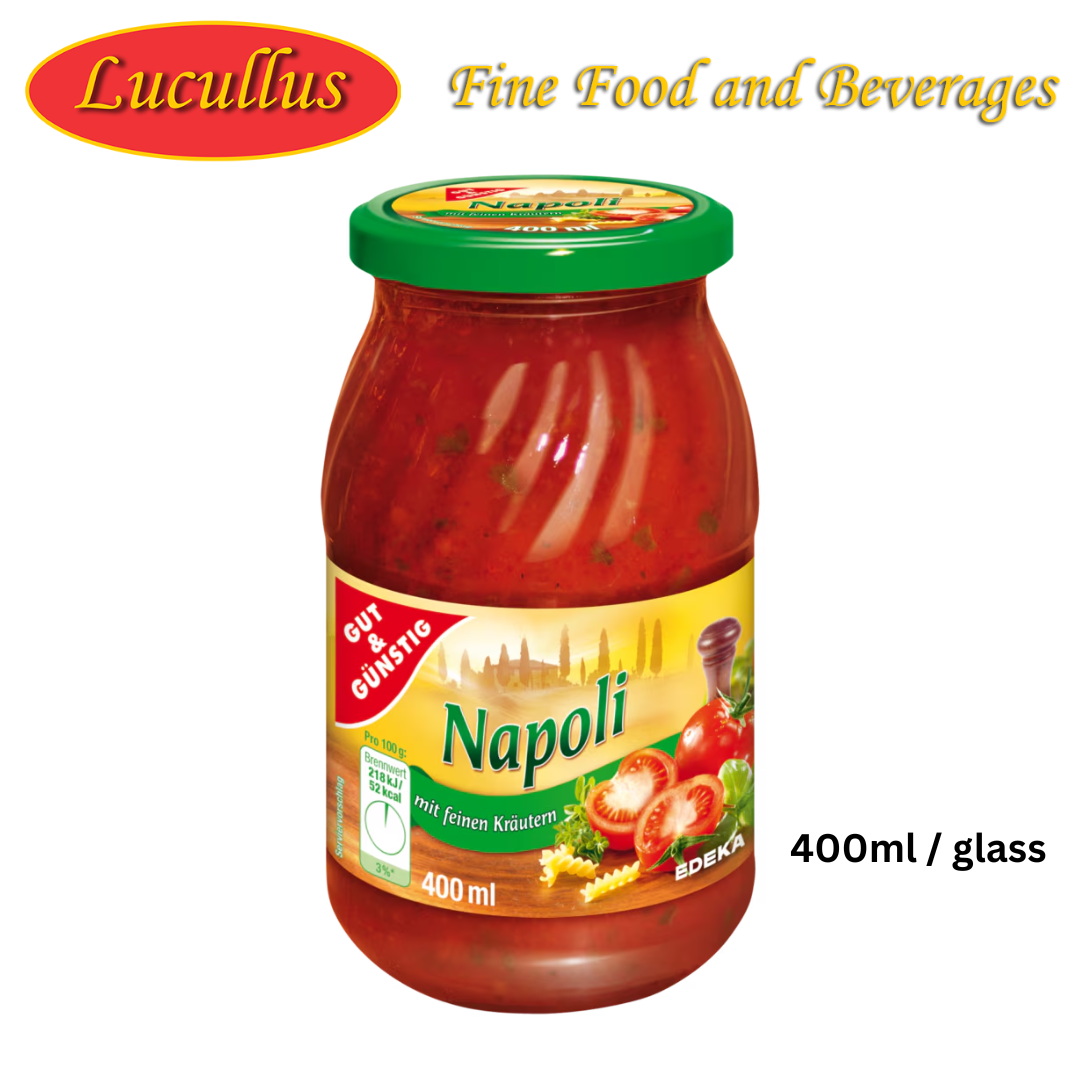 GUT & GÜNSTIG - NUDELSOßE NAPOLI / NOODLE SAUCE "NAPOLI" 400ML