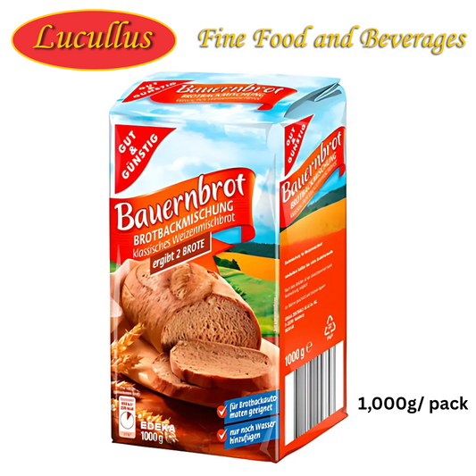 G+G - Rye Bread Mix "Farm Style" - 1000g pck / Roggen-Bauernbrot Backmischung