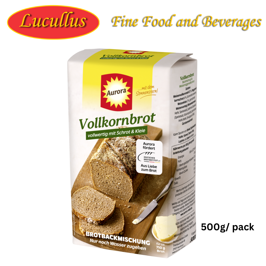 AURORA - VOLLKORN BROT BACKMISCHUNG / WHOLE GRAIN BREAD MIX 500G