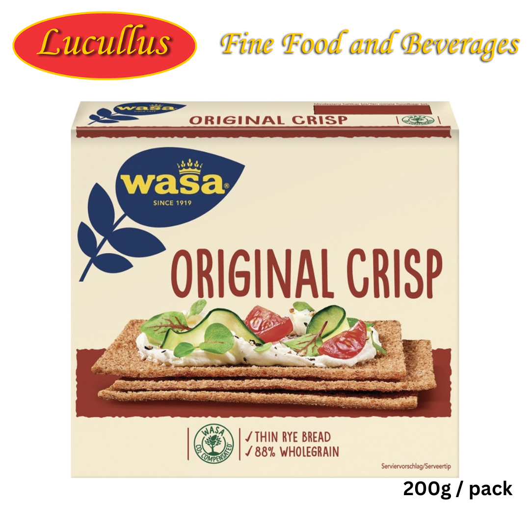 WASA - ORIGINALES KNUSPRIGES KNÄCKEBROT / CRISP BREAD ORIGINAL 200G