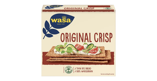 Wasa - Crisp Bread Original - 200 g pck / Originales Knuspriges Knäckebrot