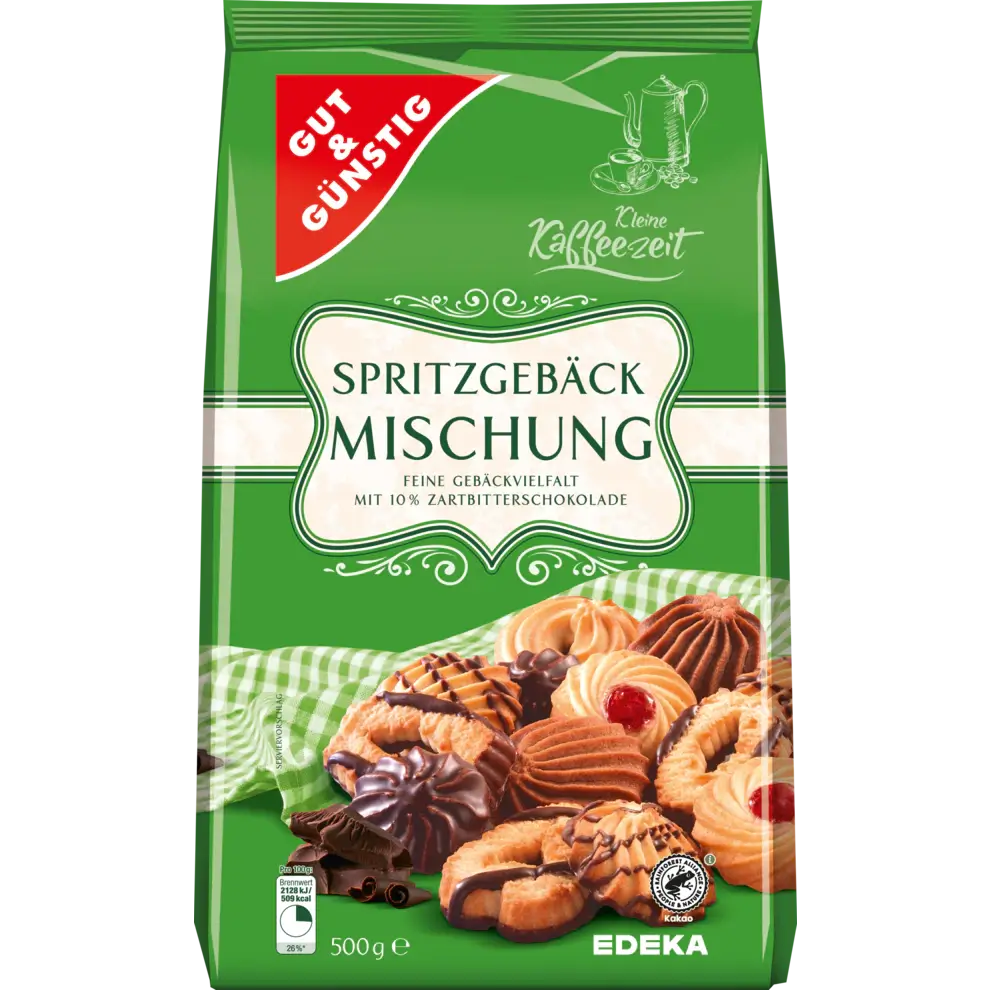 G+G - Shortbread Cookies Mix - 500 g bag / Spritzgebäck mischung