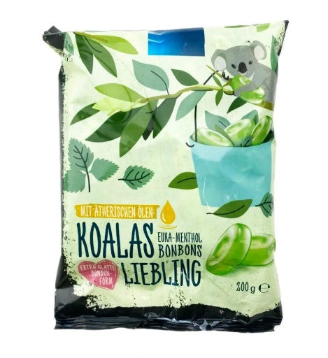 Edeka - Eucalyptus Candies - 200 g bag / Eukalyptus-Bonbons