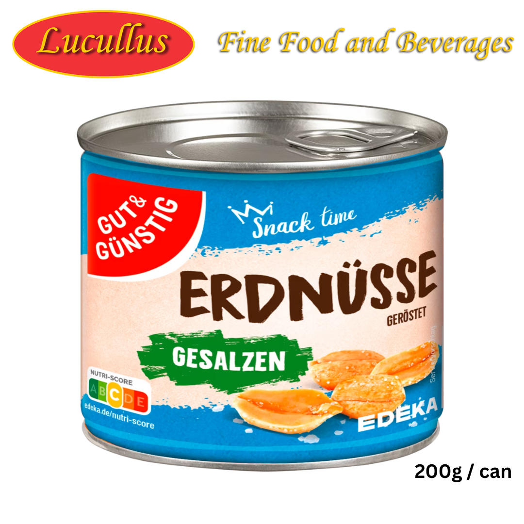 GUT & GÜNSTIG - GESALZEN ERDNÜSSE / PEANUTS SALTED 200G