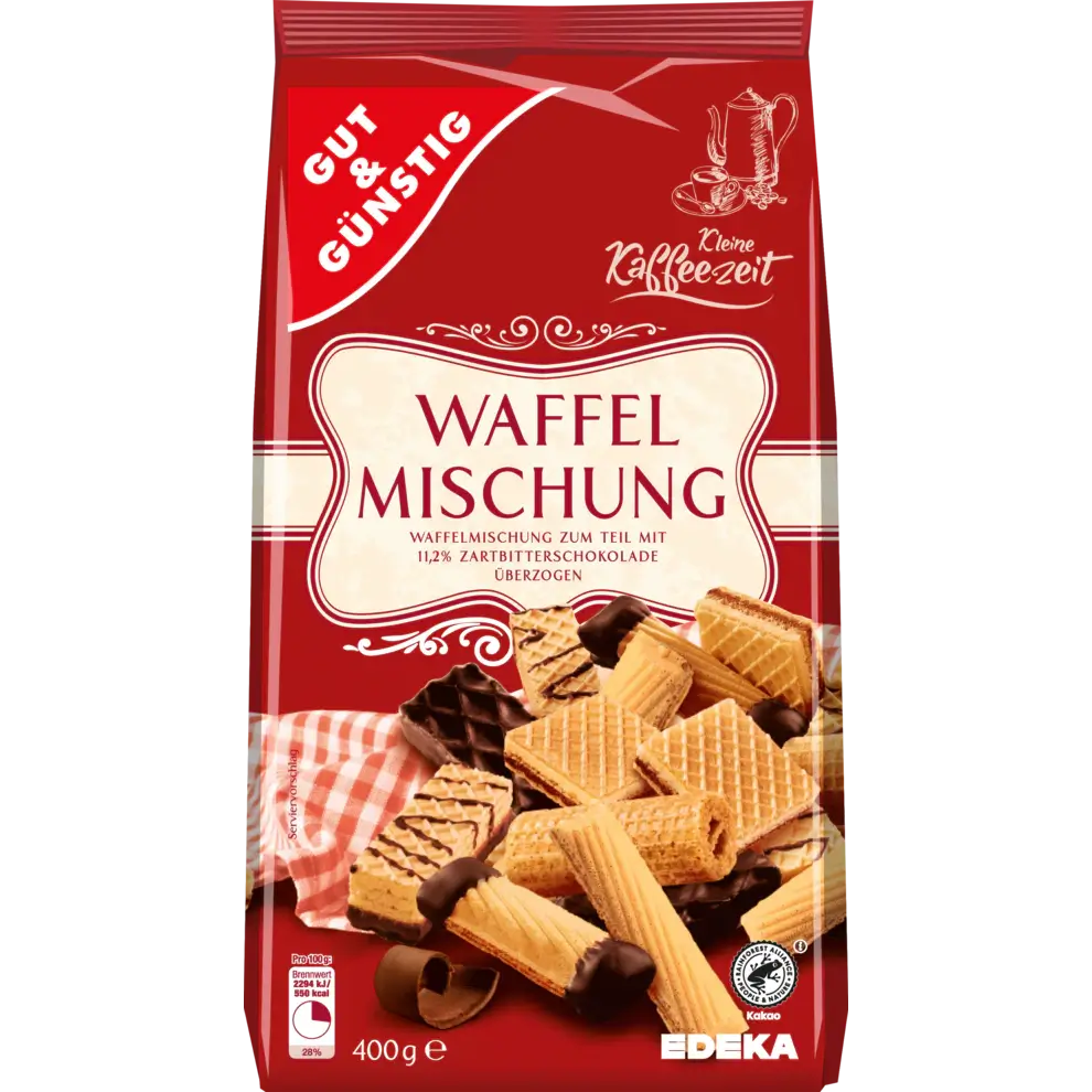 G+G - Wafer Mix - 400 g bag / Waffel mischung