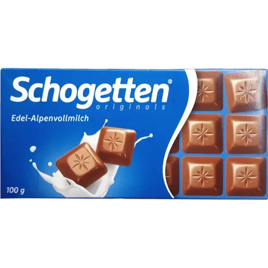 Schogetten - Wholemilk Chocolate - 100 g bar / Vollmilch Schokolade