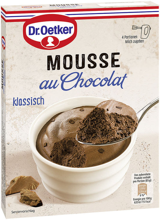 Dr. Oetker - Chocolate Mousse Powder (Featured) - 92 g pck / Schokoladen-Mousse Pulver