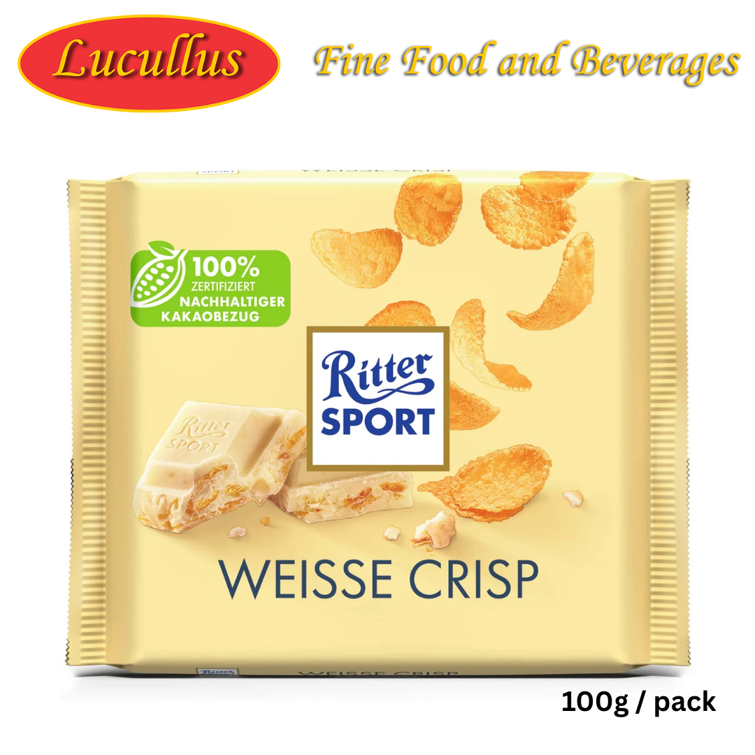 RITTER SPORT - WEISSE CRISP 100G