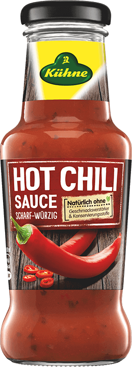 Kuehne - Chili Sauce hot - 250 ml btl / Chilisosse scharf