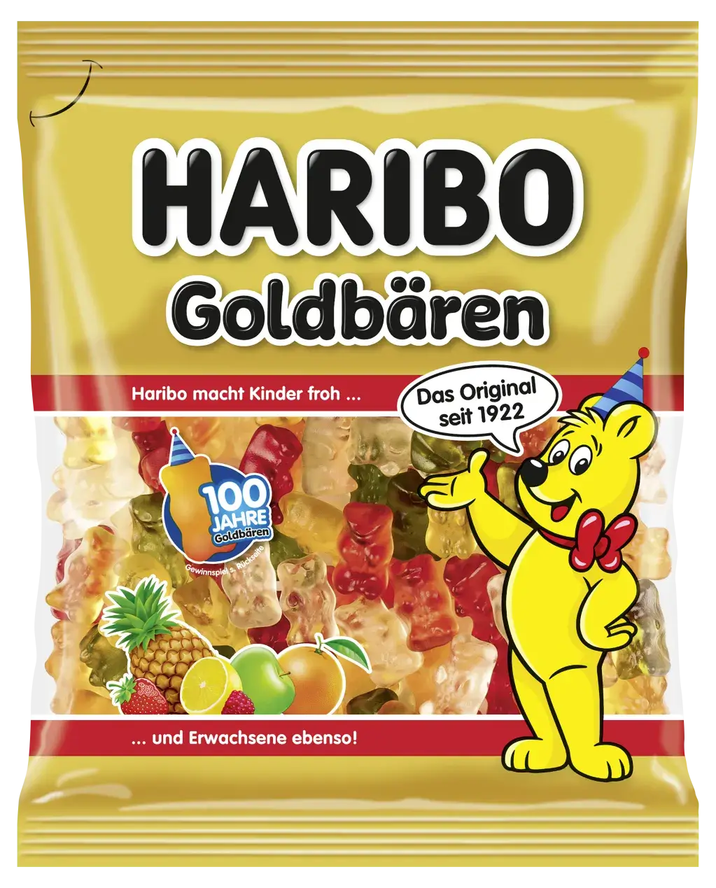 Haribo - Jelly Bears - 100 g bag / Goldbaeren