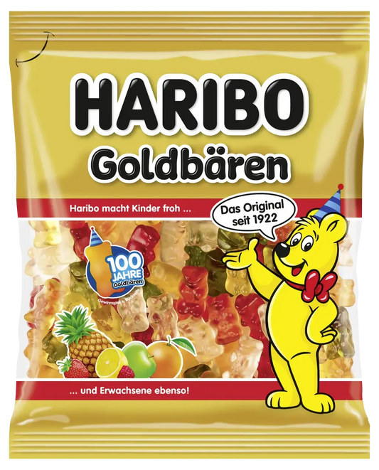 Haribo - Jelly Bears - 100 g bag / Goldbaeren