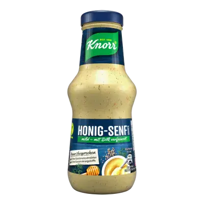 Knorr - Honey Mustard Dill Sauce - 250 ml glass / Honig-Senf-Dill Soße