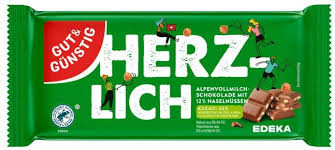 G+G Alpenrahm Haselnuss / Cream Hazelnut chocolate 100g