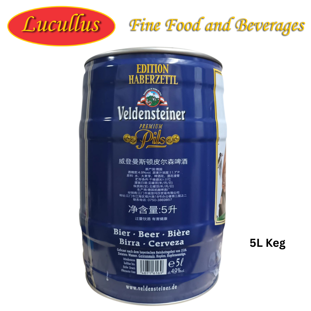 VELDENSTEINER - PILS 5L KEG TIN CAN