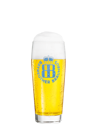 Bayreuther Brauhaus Willi Becker 300ml beer glass