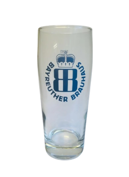 Bayreuther Brauhaus Willi Becker 500ml Beer glass