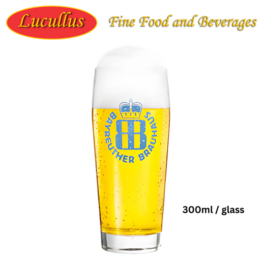 BAYREUTHER - BRAUHAUS WILLI BECKER BIERGLAS 300ML