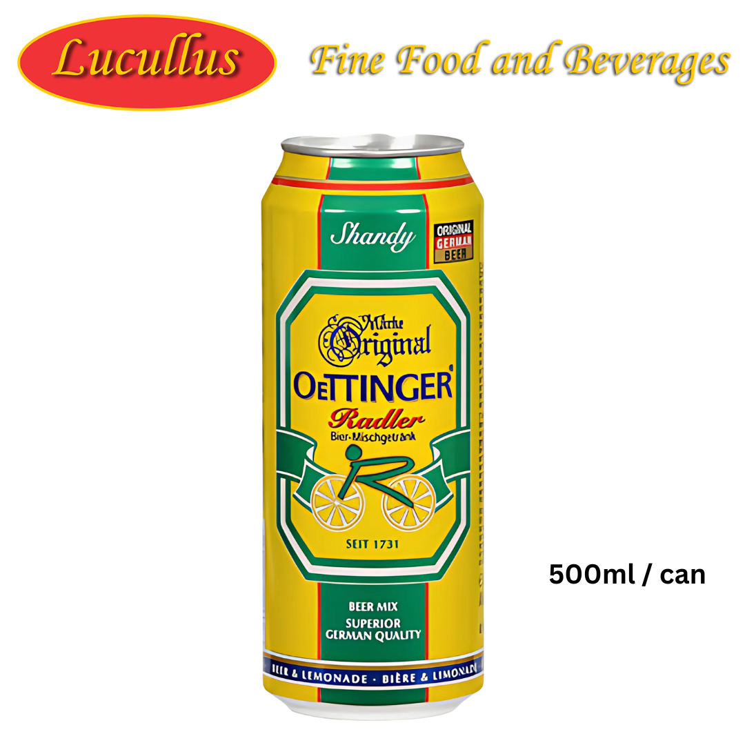 Oettinger Radler 500ml can - 24 per case