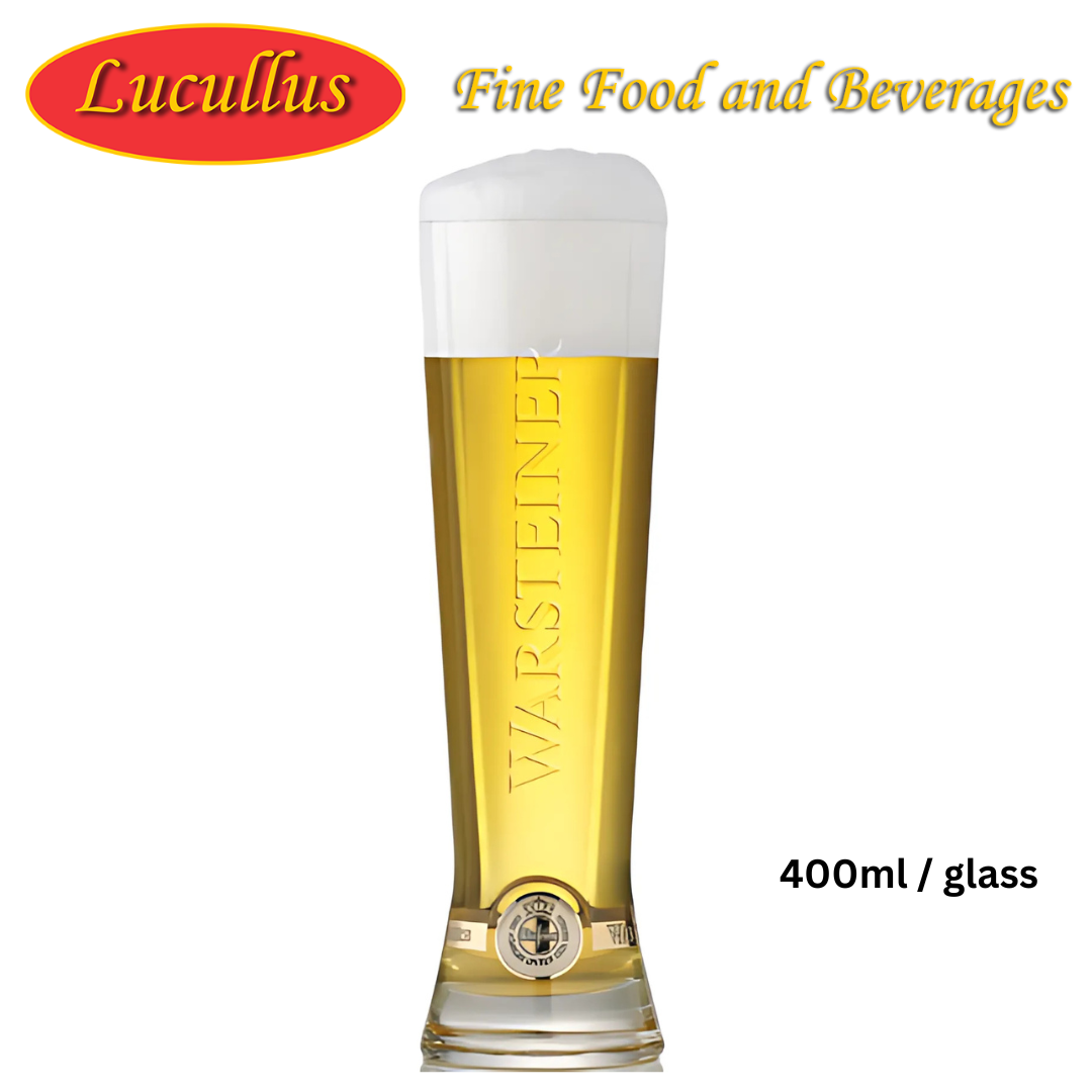 WARSTEINER - PILSNER BEER GLASS 400ML